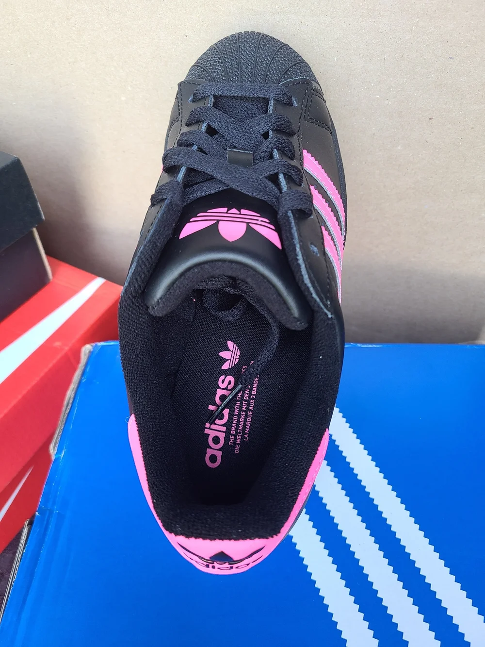 Adidas Superstar IIJ Girls size 4.5 women size 6 new with box